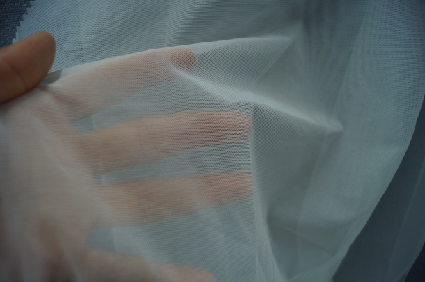 Warp Knit Stretch mesh tiny holes Solid